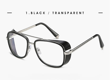 Muschibitch Steampunk Square Sonnenbrille – Retro Punk UV400