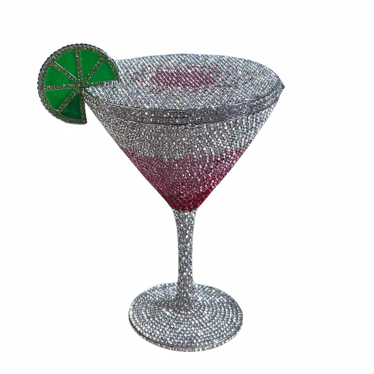 Muschibitch Crystal Cocktail Clutch – Luxury Martini Rhinestone Evening Bag