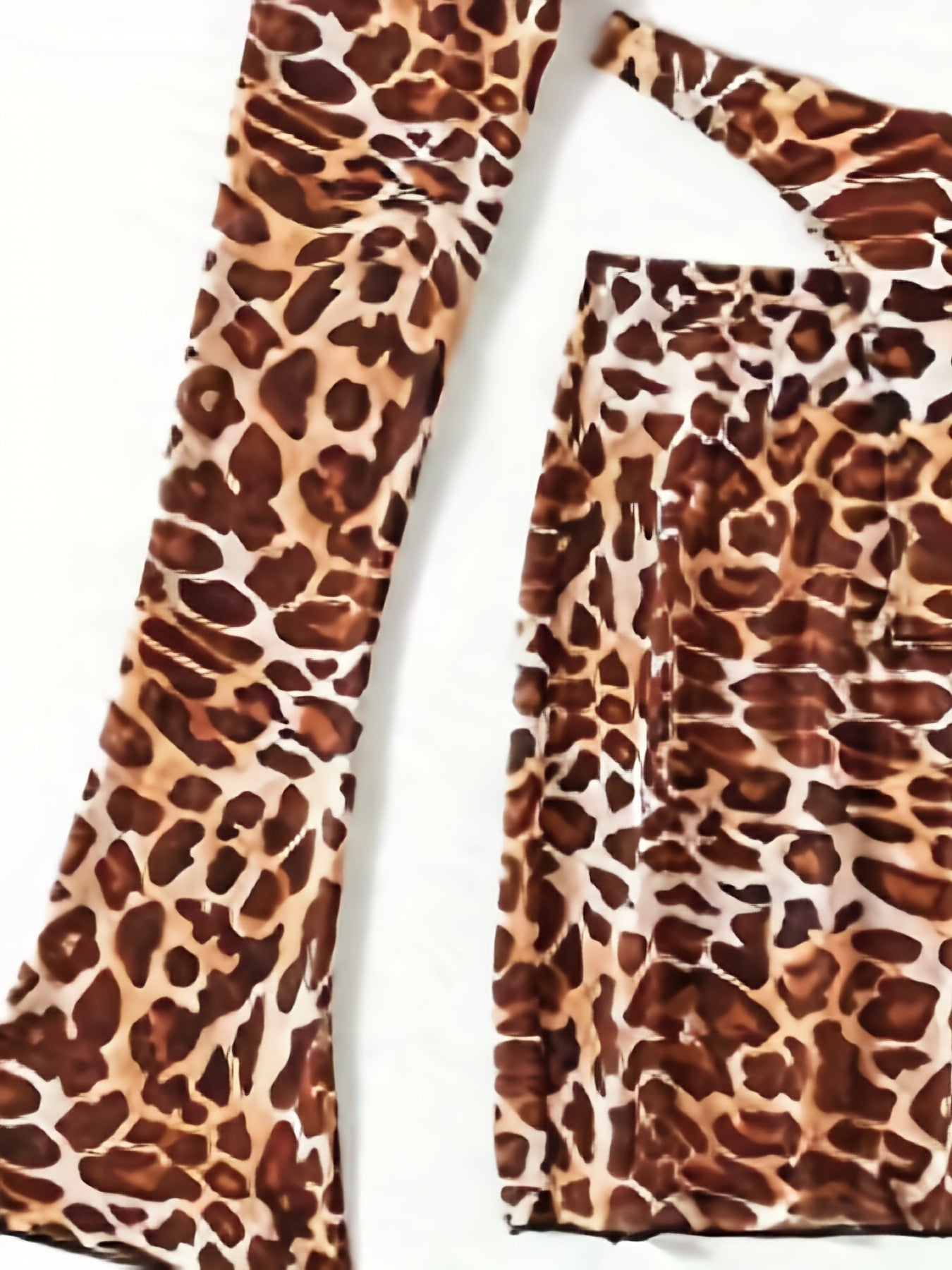 Muschibitch Leopard Print Bikini Set mit Ärmel und Rock 5-Teilig