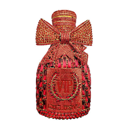 Muschibitch VIP Crystal Bottle Clutch – Luxury Rhinestone Designer Evening Bag