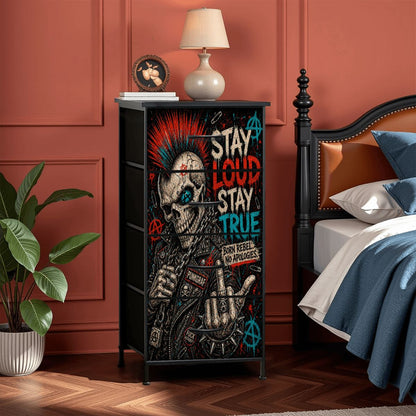 Punk Kommode Schubladenschrank, STAY LOUS STAY TRUE Designer Möbel - Born Rebel Dresser