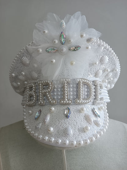 Muschibitch Luxus Rave Cap – Rhinestone Steampunk Party Hat