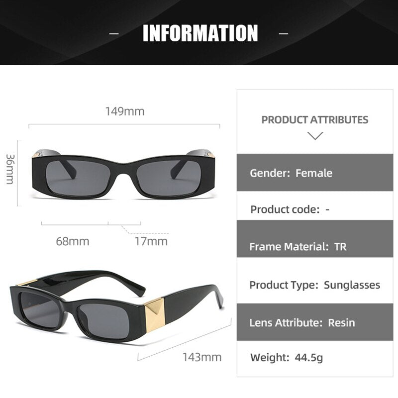 Muschibitch Vintage New Wave Sonnenbrille – Retro Designer UV400