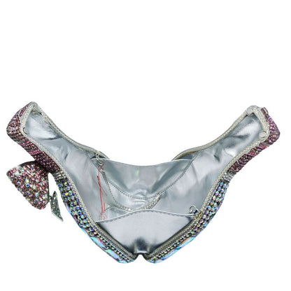 Muschibitch VIP Crystal Bottle Clutch – Luxury Rhinestone Designer Evening Bag