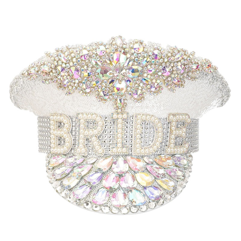 Muschibitch Luxus Rave Cap – Rhinestone Steampunk Party Hat