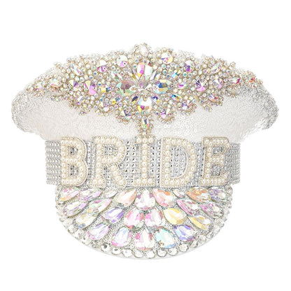 Muschibitch Luxus Rave Cap – Rhinestone Steampunk Party Hat