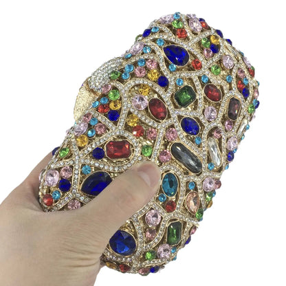 Muschibitch Royal Crystal Abendtasche – Luxus Strass Clutch