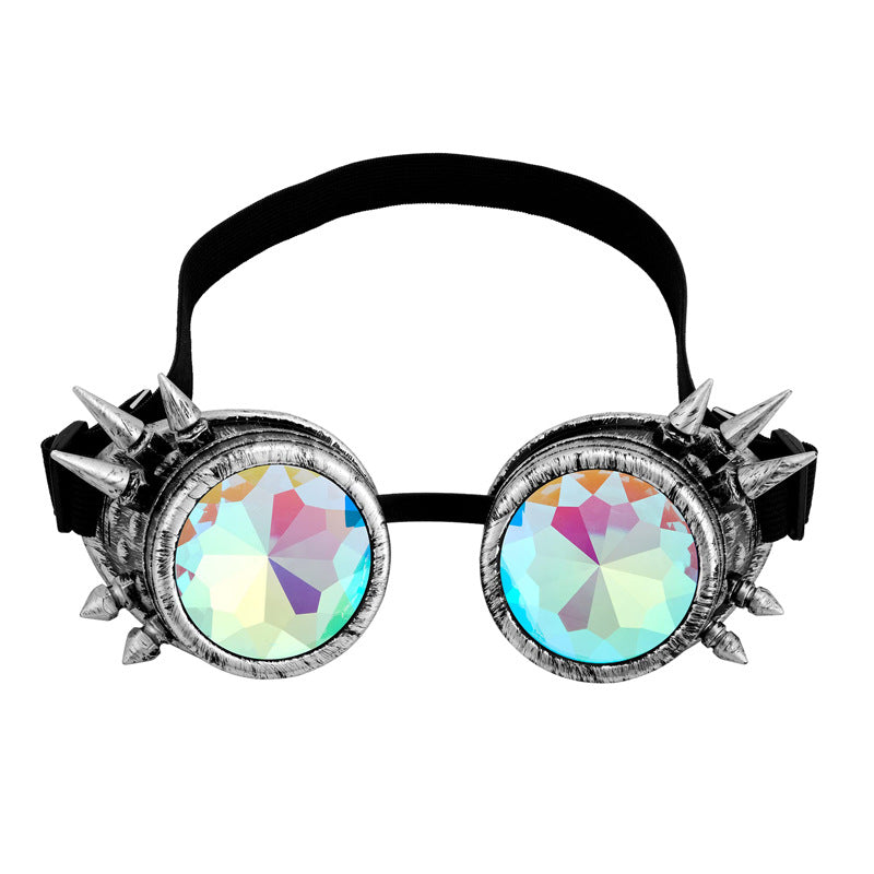 Punkgräfin Steampunk Goggles – Kaleidoskop Punk Gothic Brille