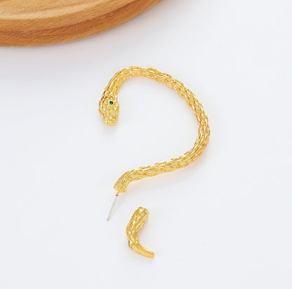 Schlangen Ohrring Ear Cuff Gold Silber - Sexy Luxury Vibe
