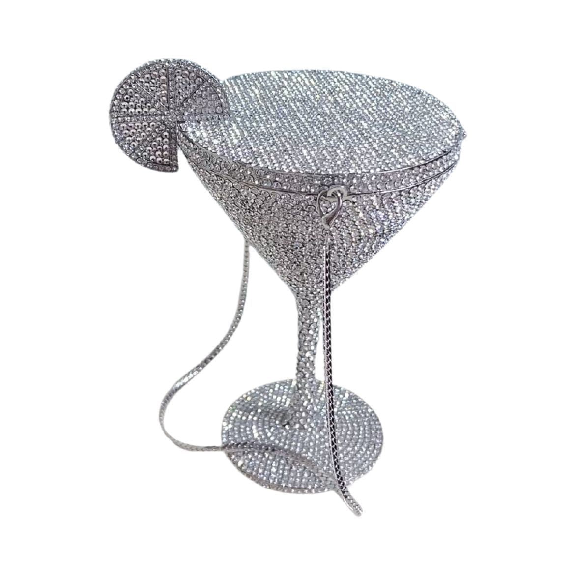 Muschibitch Crystal Cocktail Clutch – Luxury Martini Rhinestone Evening Bag