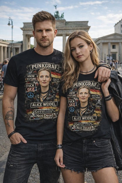Alice Weidel Shirt – Germany Not Dead Statement T-Shirt von Punkgraf