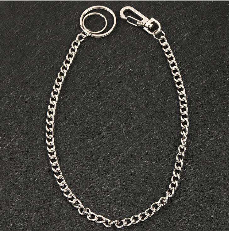 Punkgraf Wallet Chain – Rock Punk Schlüssel- & Hosenkette 37 cm