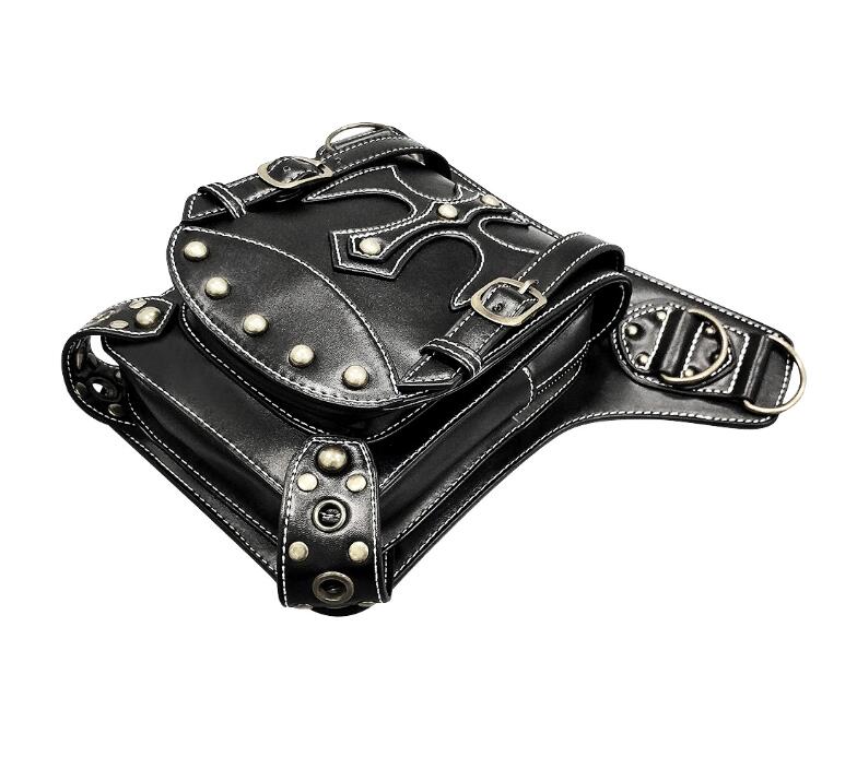 Gothic Punk Waist Bag – Harness Schultertasche Biker Tasche