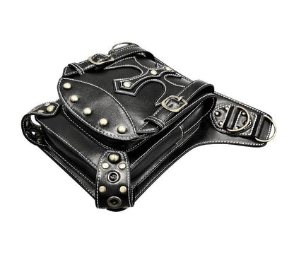 Gothic Punk Waist Bag – Harness Schultertasche Biker Tasche