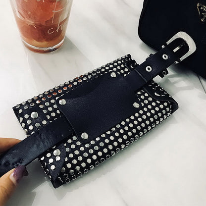 Punkgräfin Rivet Waist Bag – Luxus Punk Gürtel Tasche