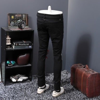 Punkgraf Patch Punk Hose Herren – Karierte Punk Jeans Streetwear