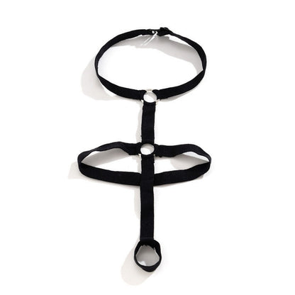 Punkgräfin Gothic Foot Harness – Designer Fuß Harness Strap