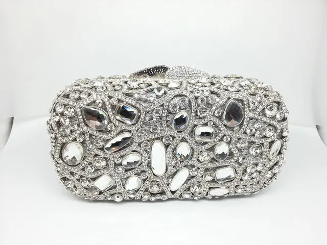 Muschibitch Royal Crystal Abendtasche – Luxus Strass Clutch