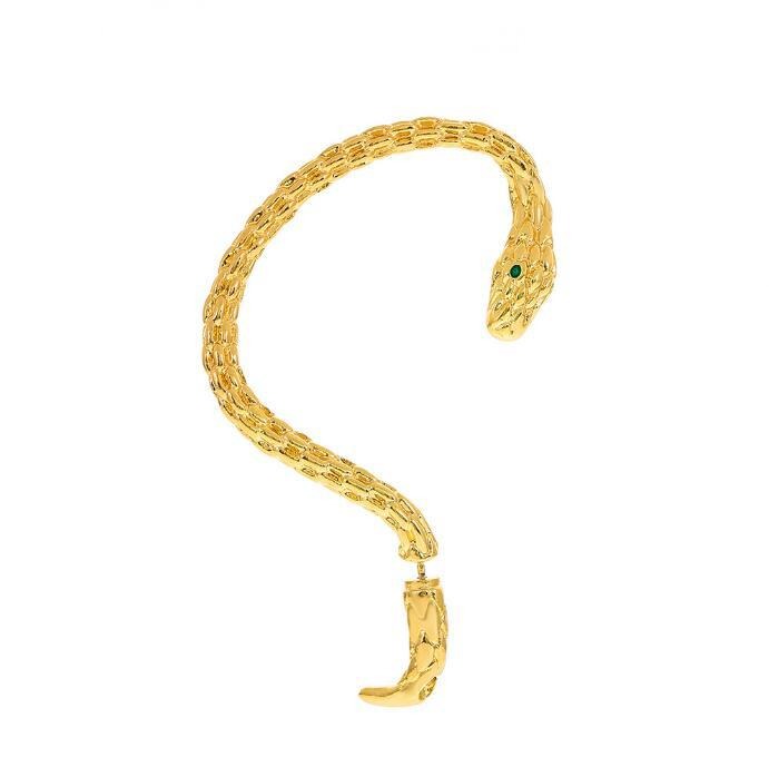 Schlangen Ohrring Ear Cuff Gold Silber - Sexy Luxury Vibe