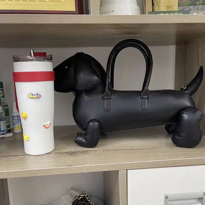 Punkgräfin Luxury Famous Dog Handbag – Leder Designer Hundetasche