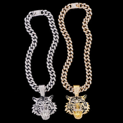 Muschibitch Iced Tiger Chain – Hip Hop Cuban Link Bling