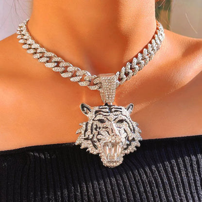 Muschibitch Iced Tiger Chain – Hip Hop Cuban Link Bling