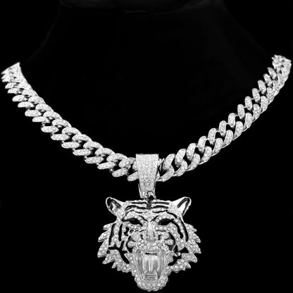 Muschibitch Iced Tiger Chain – Hip Hop Cuban Link Bling