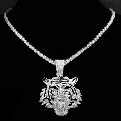 Muschibitch Iced Tiger Chain – Hip Hop Cuban Link Bling