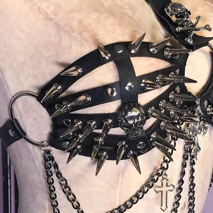 Punkgräfin Velvet Violence Collection Tank Top Bra – Gothic Y2K Cami