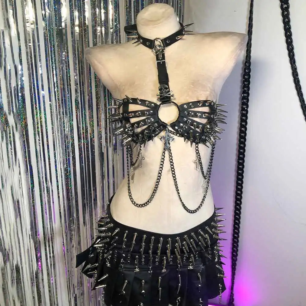 Punkgräfin Velvet Violence Collection Tank Top Bra – Gothic Y2K Cami