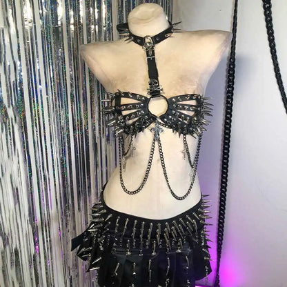 Punkgräfin Velvet Violence Collection Tank Top Bra – Gothic Y2K Cami