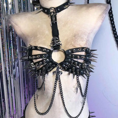 Punkgräfin Velvet Violence Collection Tank Top Bra – Gothic Y2K Cami