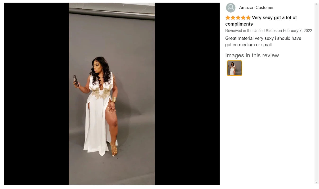 Muschibitch Abendkleid Damen Elegant Maxi Kleid Tiefer V Ausschnitt Rückenfrei Cocktailkleid