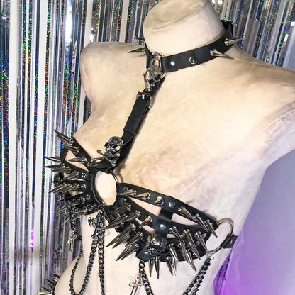 Punkgräfin Velvet Violence Collection Tank Top Bra – Gothic Y2K Cami