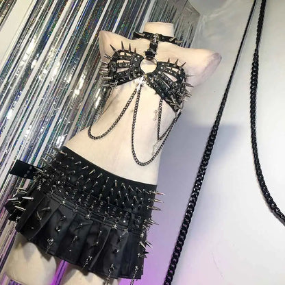 Punkgräfin Velvet Violence Collection Tank Top Bra – Gothic Y2K Cami