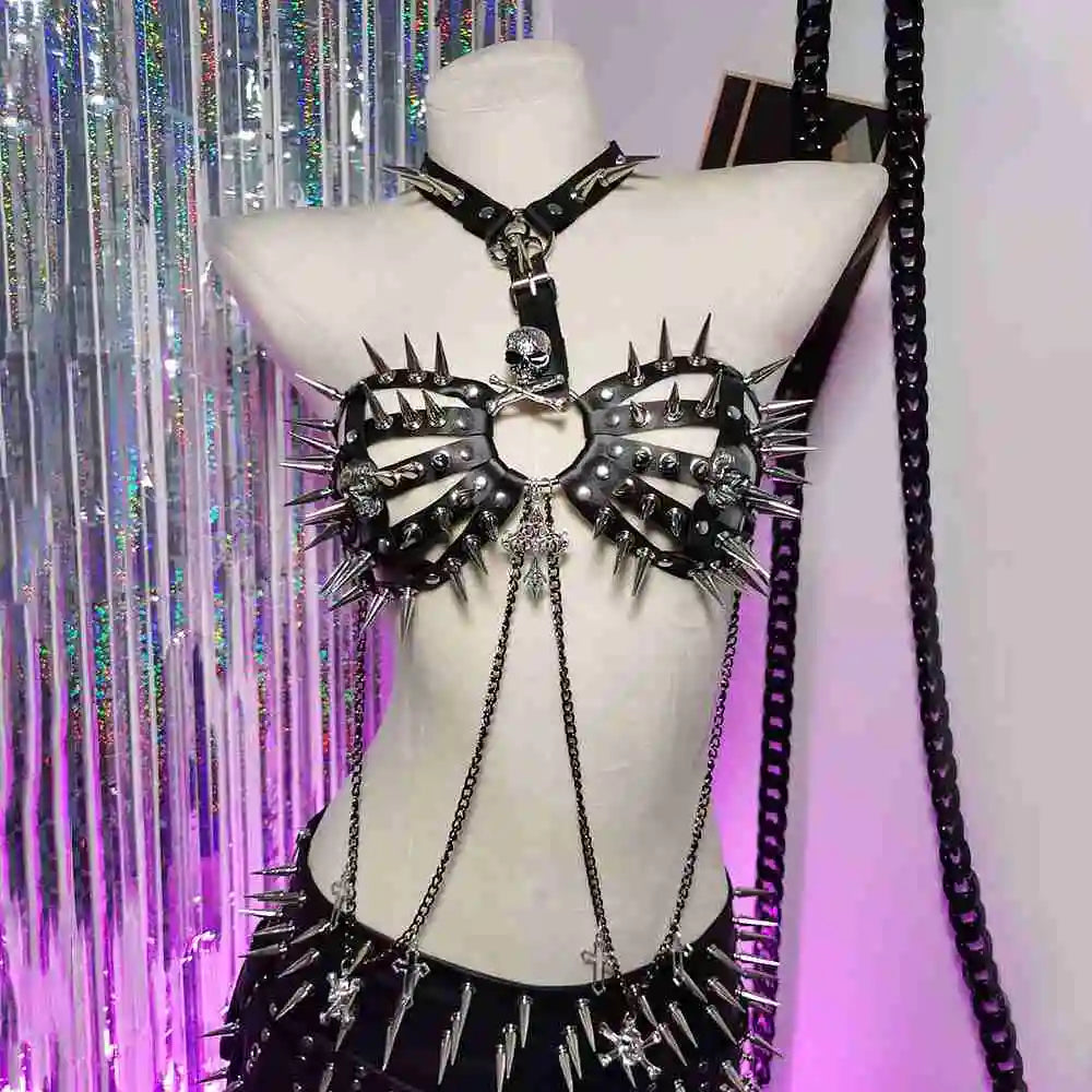 Punkgräfin Velvet Violence Collection Tank Top Bra – Gothic Y2K Cami
