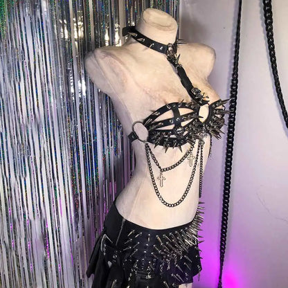 Punkgräfin Velvet Violence Collection Tank Top Bra – Gothic Y2K Cami
