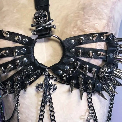 Punkgräfin Velvet Violence Collection Tank Top Bra – Gothic Y2K Cami