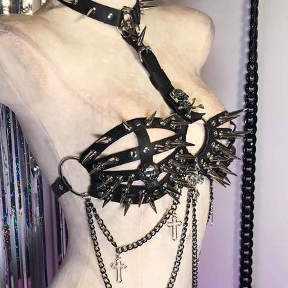 Punkgräfin Velvet Violence Collection Tank Top Bra – Gothic Y2K Cami