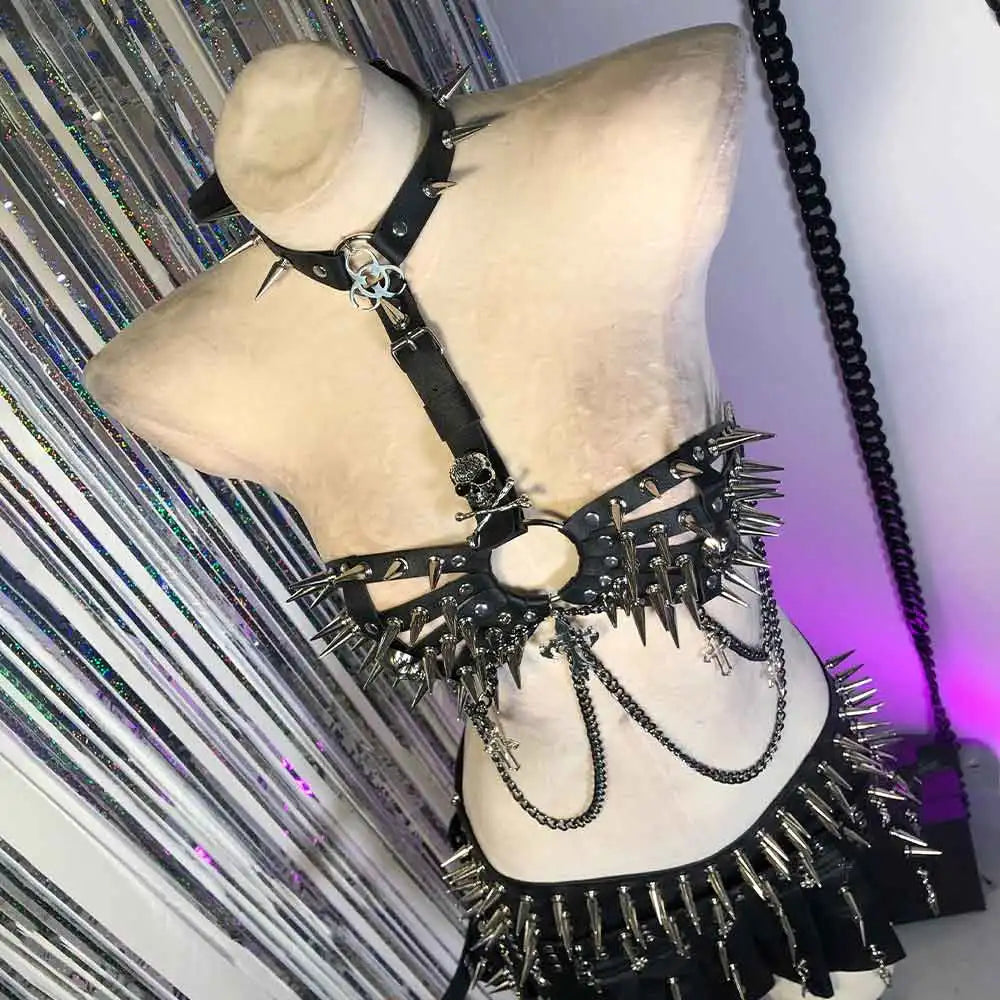 Punkgräfin Velvet Violence Collection Tank Top Bra – Gothic Y2K Cami