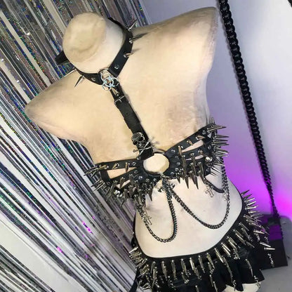 Punkgräfin Velvet Violence Collection Tank Top Bra – Gothic Y2K Cami