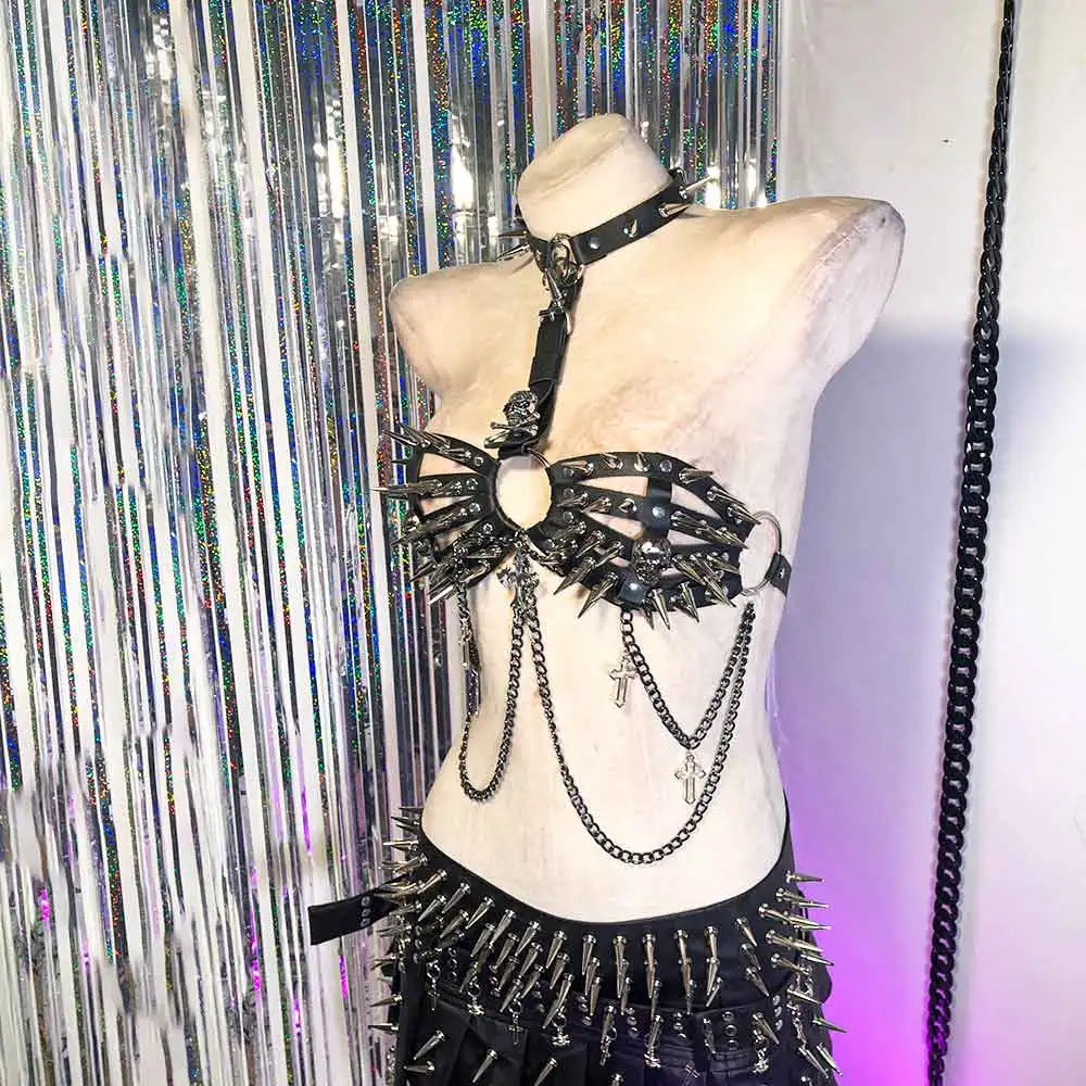 Punkgräfin Velvet Violence Collection Tank Top Bra – Gothic Y2K Cami