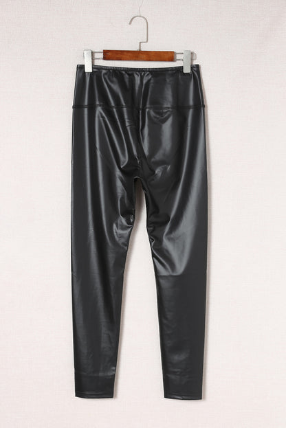 Muschibitch Vegan Leather Leggings – Sexy High Waist Lederlook Leggings