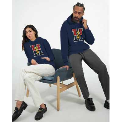 Hoodie College H-NOW Statement Heute Jetzt – Nicht Morgen Varsity Style
