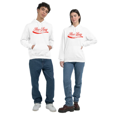 Poco-Loco Retro Coca-Cola Hoodie Weiß/Schwarz „Original Taste“