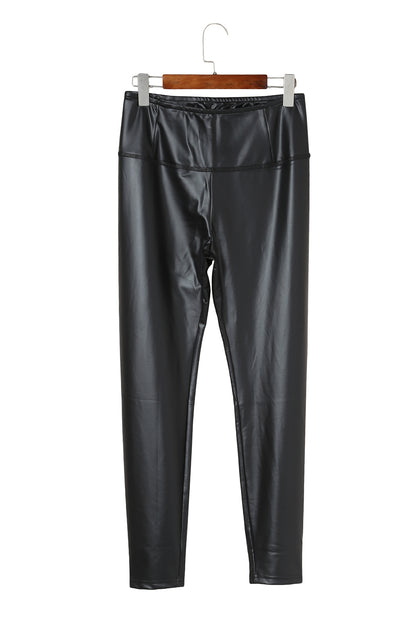 Muschibitch Vegan Leather Leggings – Sexy High Waist Lederlook Leggings