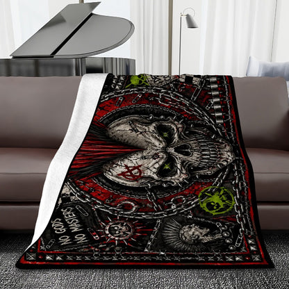 Punk Flanelldecke Decke DESTROY CONFORMITY Kuscheldecke – Punkgraf Rebel Blanket