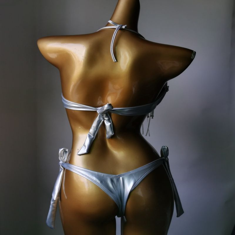 Muschibitch Strass Tassel Luxus Dsigner Bikini Glamour Bikini