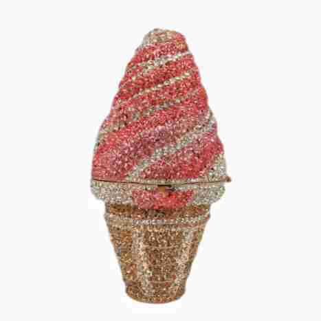 Muschibitch Crystal Ice Cream Clutch – Rhinestone Luxury Evening Bag