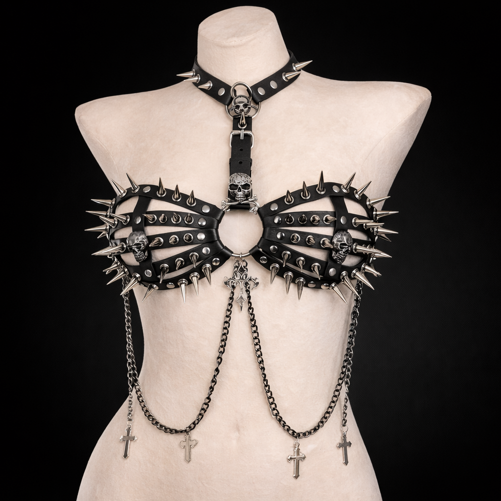 Punkgräfin Velvet Violence Collection Tank Top Bra – Gothic Y2K Cami